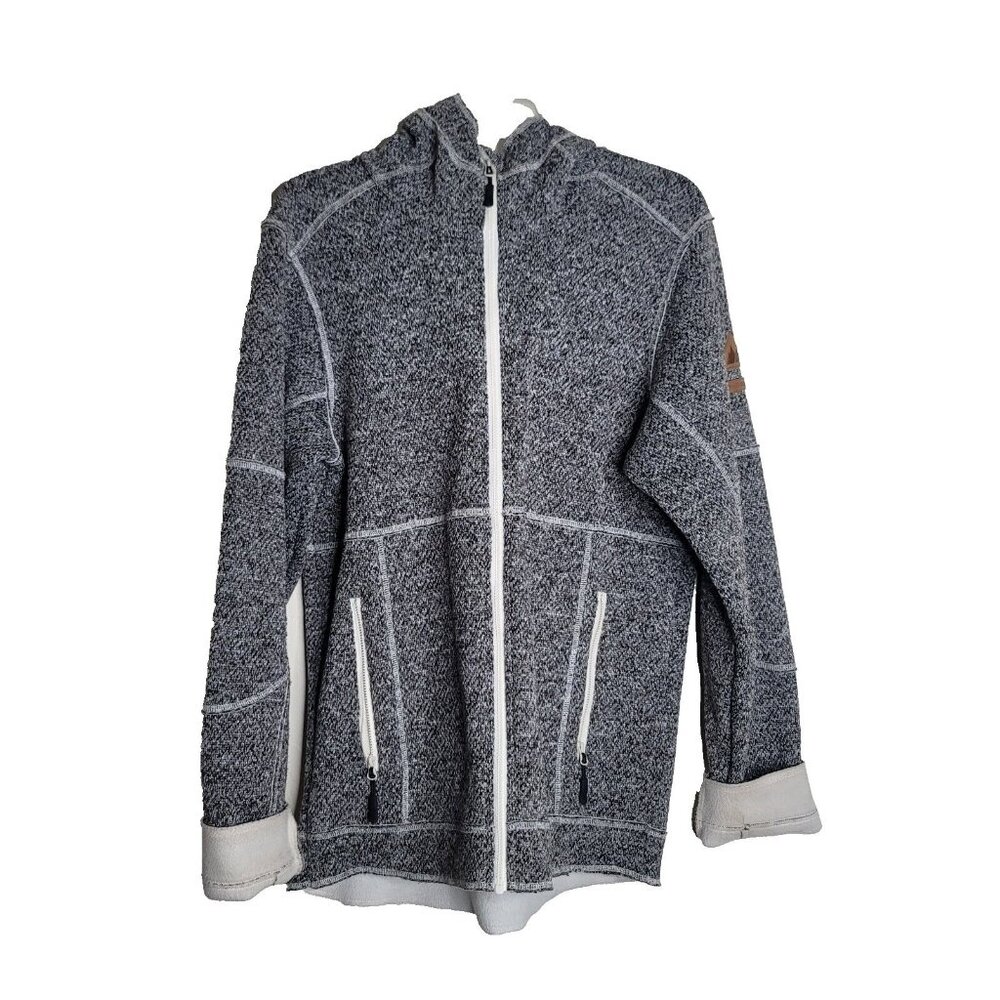 Powder River Outfitters By Panhandle Jacket Womens Size L Gray Polyester Hooded